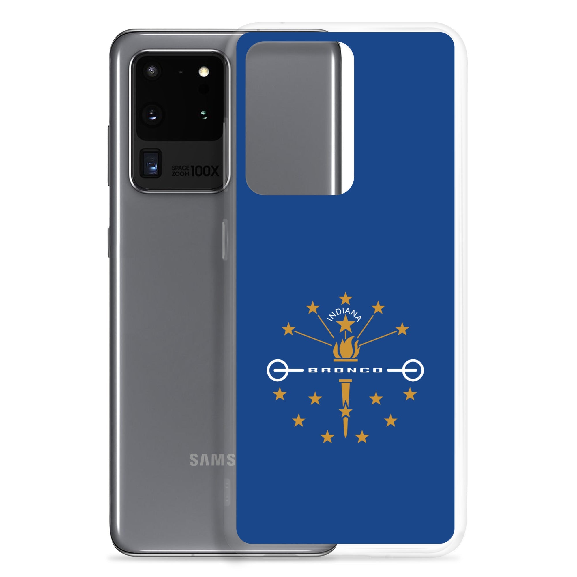 Indiana Broncos Clear Case for Samsung®