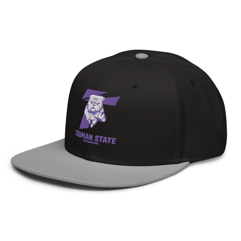 Truman State Swimming Snapback Hat