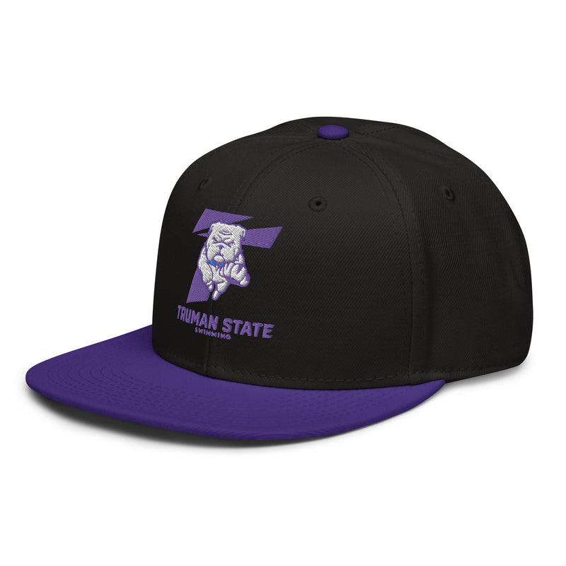 Truman State Swimming Snapback Hat