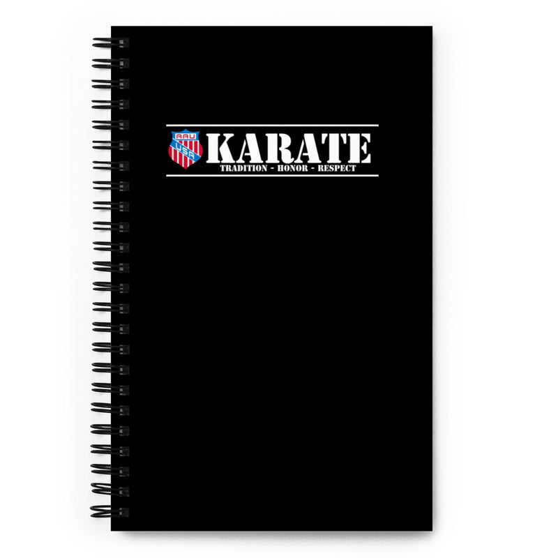 Cuaderno espiral de karate de la AAU