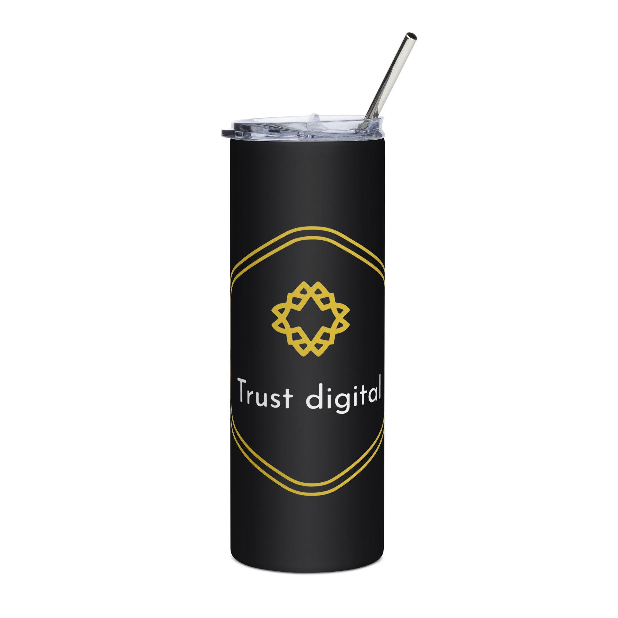 Vaso digital de acero inoxidable Trust
