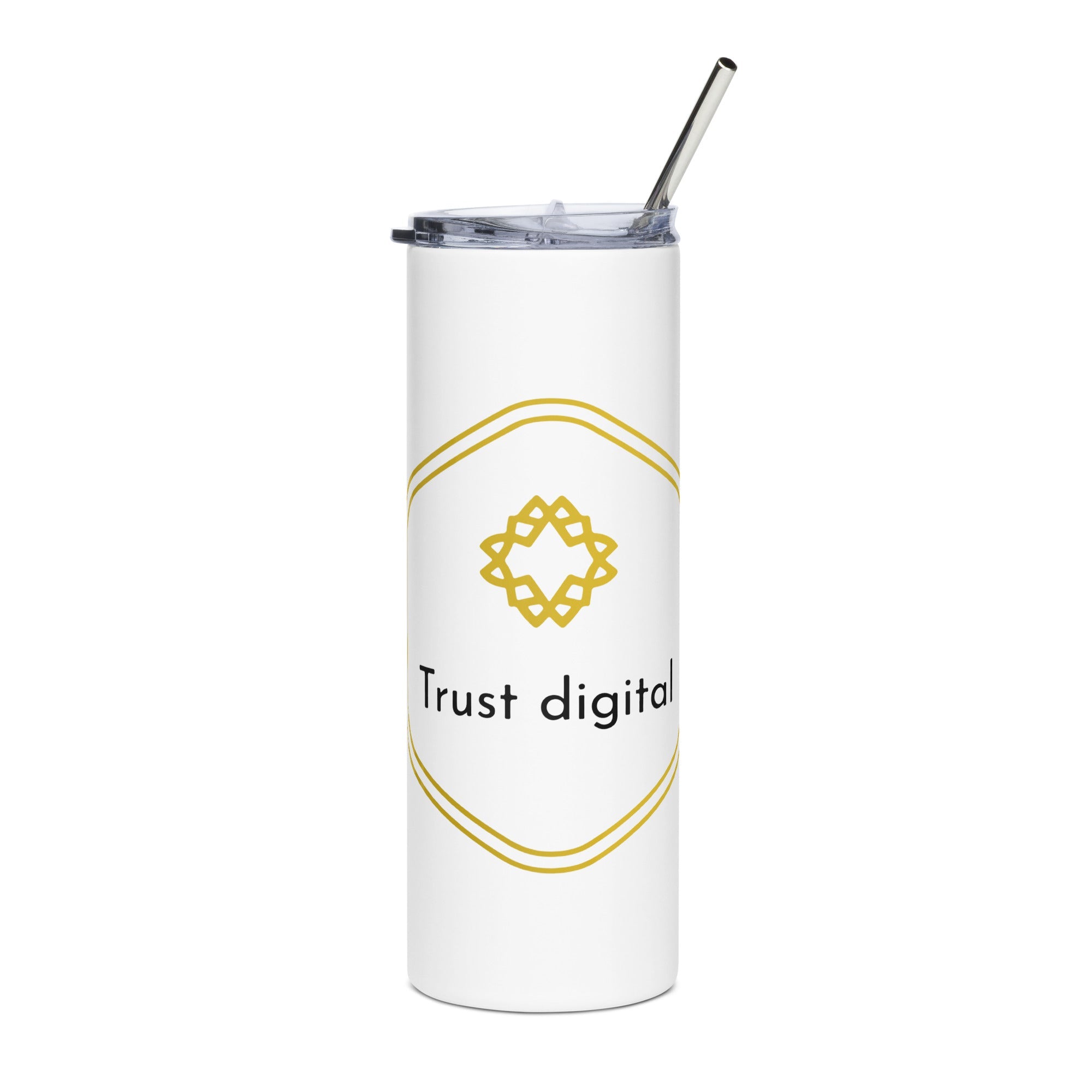 Vaso digital de acero inoxidable Trust