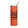Jr Cyclones Softball Stainless steel tumbler