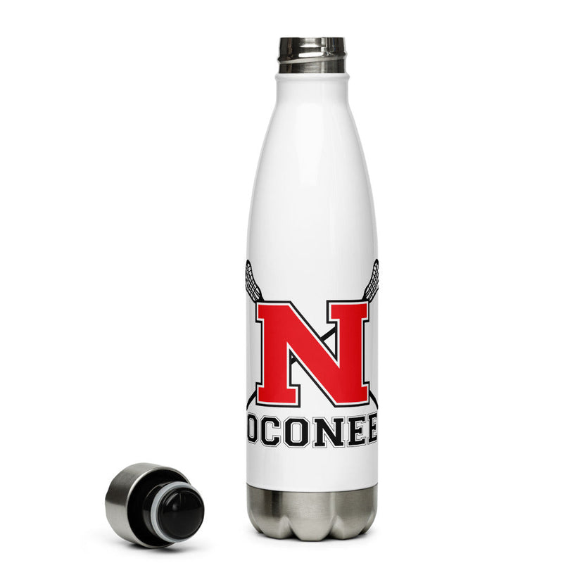 NOHS Lacrosse Stainless Steel Water Bottle