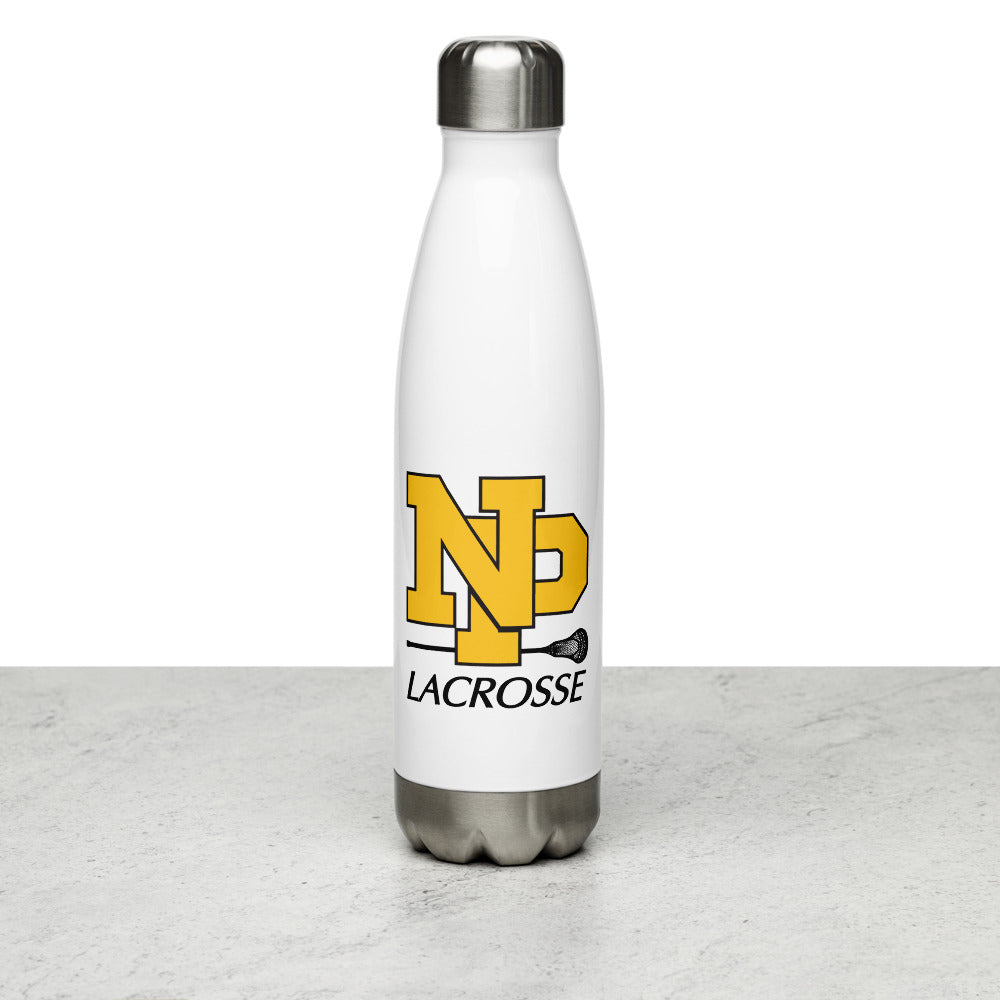 NPHS Lacrosse Stainless Steel Water Bottle