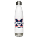 Botella de agua de acero inoxidable para lacrosse de niñas de la escuela secundaria Mendham