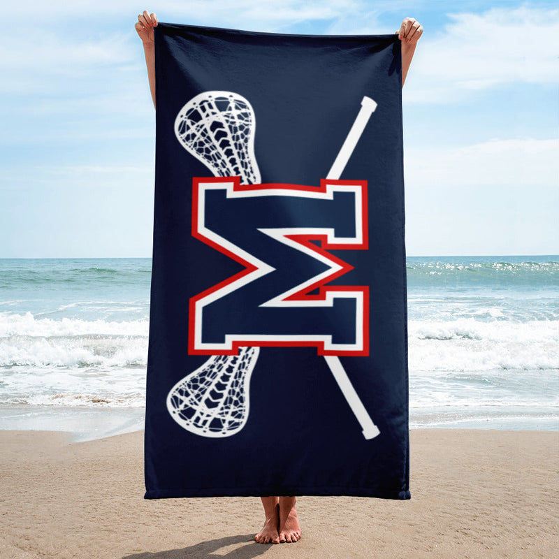 Mendham HS Girls Lacrosse Beach Towel