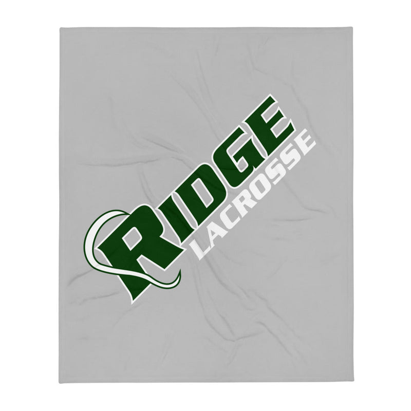 Ridge Boys Lacrosse Throw Blanket