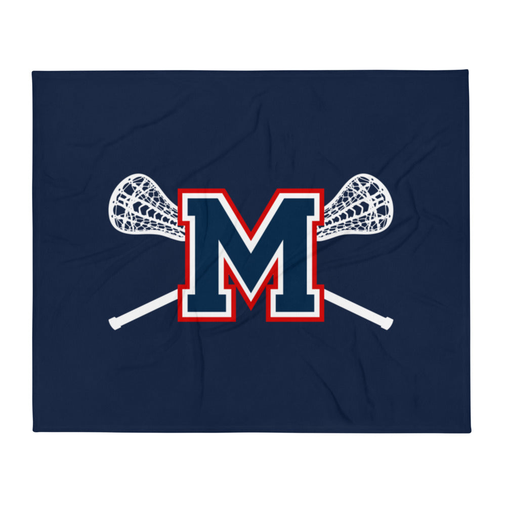 Mendham HS Girls Lacrosse Throw Blanket