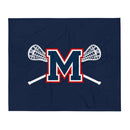 Manta de lacrosse para niñas de la escuela secundaria Mendham