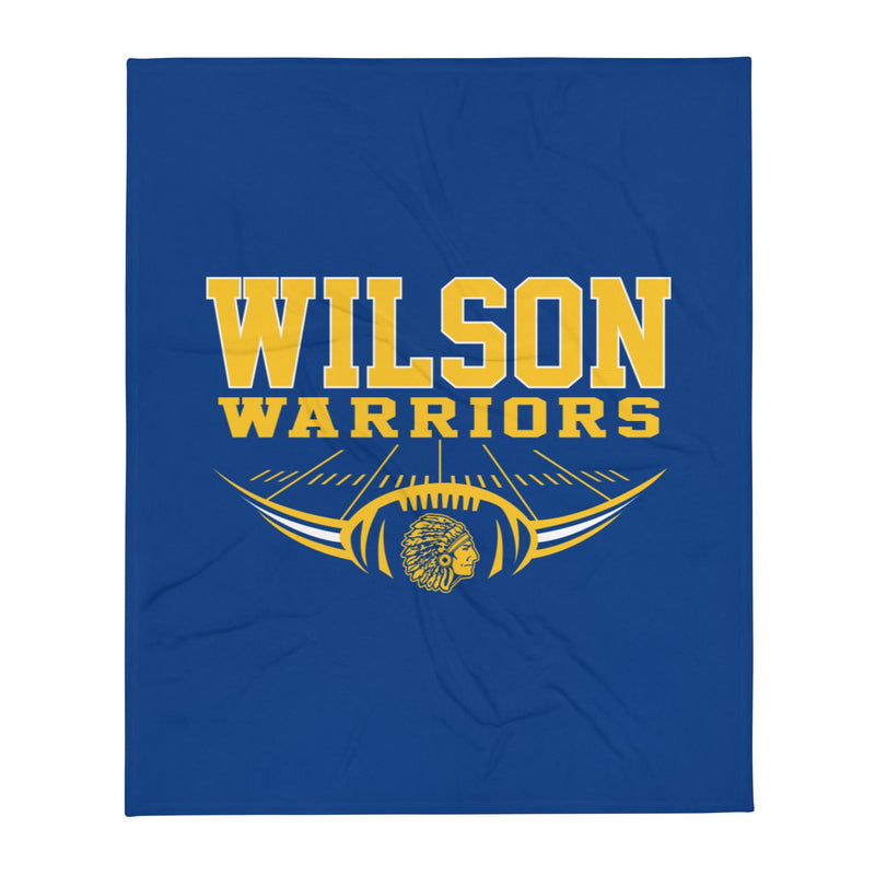 Wilson Football Throw Blanket