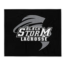 Manta de tiro con efecto tormenta negra