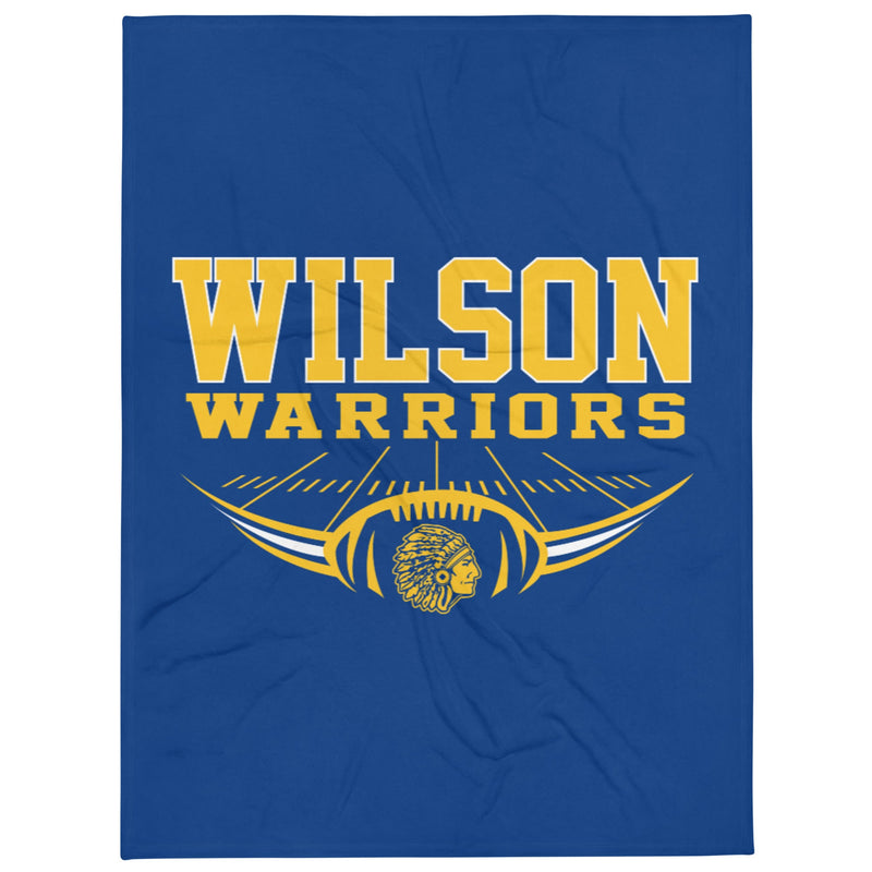 Wilson Football Throw Blanket