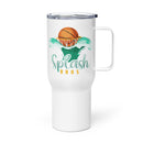 Splash Bros Travel mug with a handle