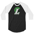 Leeds HS Wrestling 3/4 sleeve raglan shirt