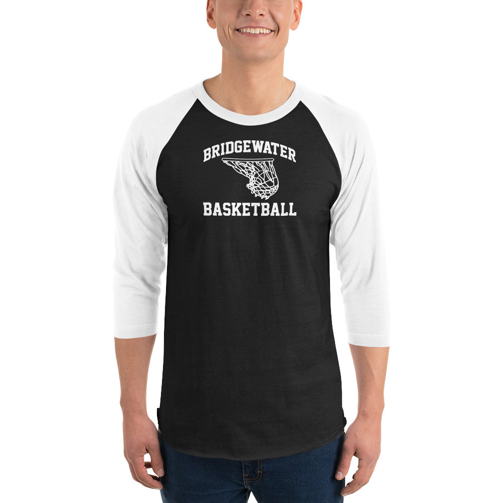 Camiseta de baloncesto de Bridgewater con mangas raglán 3/4