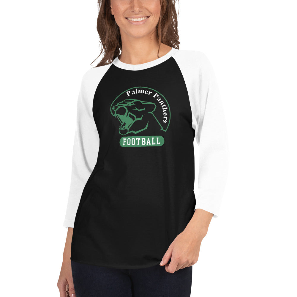 Palmer Football 3/4 sleeve raglan shirt