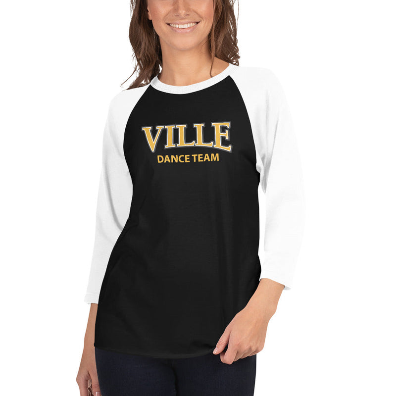 Millersville Dance Team 3/4 sleeve raglan shirt