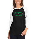 St. Patricks Day Womens Shenanigans 3/4 sleeve raglan shirt