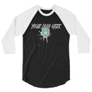 AllUSports Influencer Demo 3/4 sleeve raglan shirt