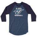 B-Jays Baseball 3/4 sleeve raglan shirt Logo 2