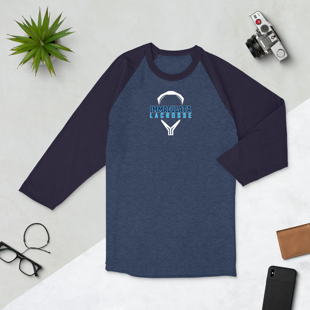 Immaculata Unisex 3/4 sleeve raglan shirt