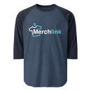 Merchlink 3/4 sleeve raglan shirt