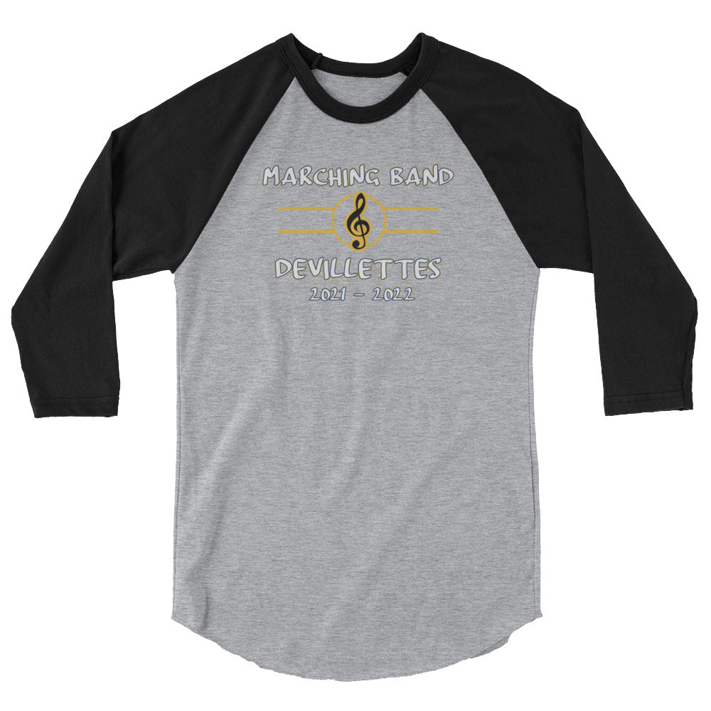 Devillettes 3/4 sleeve raglan shirt