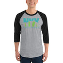 NYX Endurance 3/4 sleeve raglan shirt