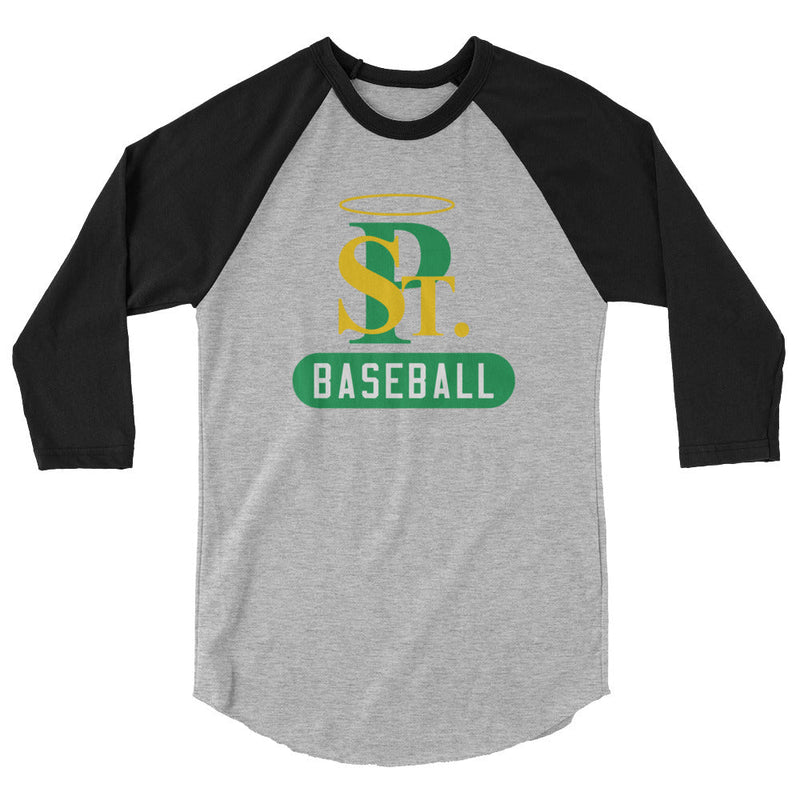 Camisa de béisbol con mangas raglán 3/4 de SPCYO