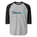 Merchlink 3/4 sleeve raglan shirt