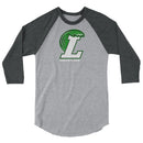 Leeds HS Wrestling 3/4 sleeve raglan shirt