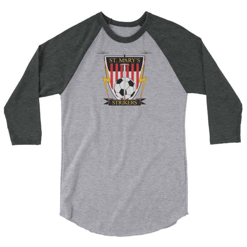 St. Mary's Strikers 3/4 sleeve raglan shirt