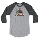 Magical Goats 3/4 sleeve raglan shirt