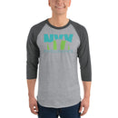 NYX Endurance 3/4 sleeve raglan shirt
