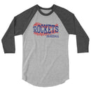 Rockets Baseball 3/4 sleeve raglan shirt