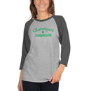 St. Patricks Day Womens Shenanigans 3/4 sleeve raglan shirt