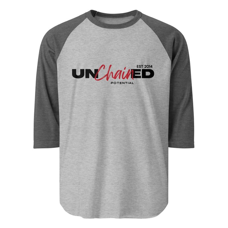 Unchained Potential 3/4 sleeve raglan shirt v2