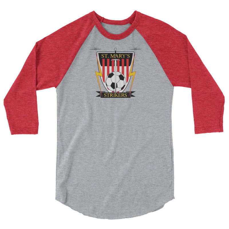 St. Mary's Strikers 3/4 sleeve raglan shirt