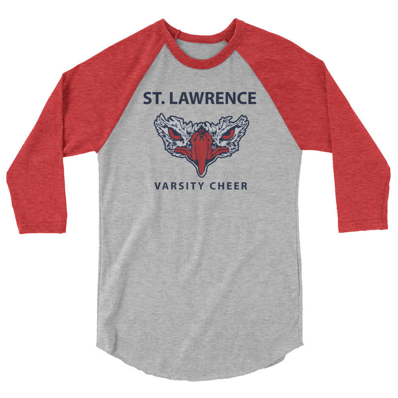 St. Lawrence Cheer 3/4 sleeve raglan shirt