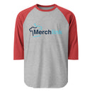 Merchlink 3/4 sleeve raglan shirt