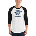 B-Jays Baseball 3/4 sleeve raglan shirt Logo 2