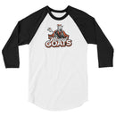 Magical Goats 3/4 sleeve raglan shirt