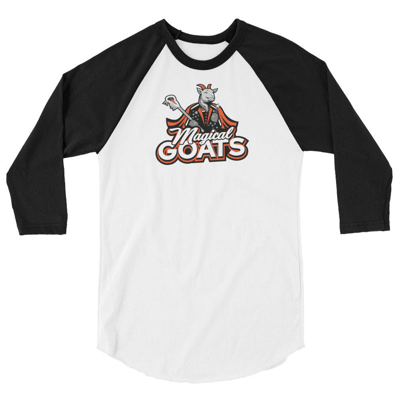 Magical Goats 3/4 sleeve raglan shirt