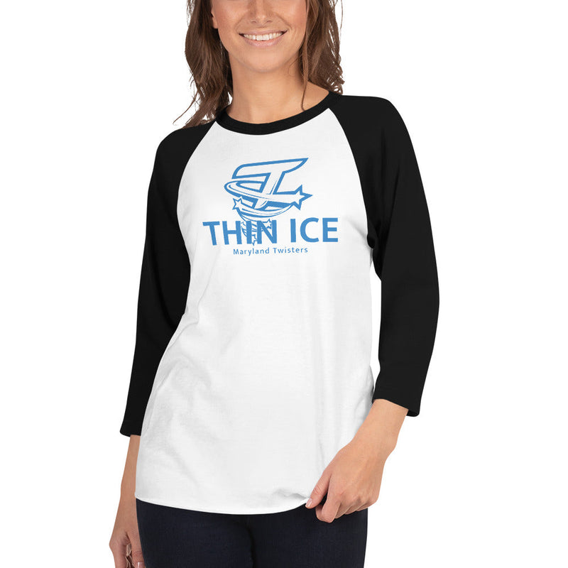 Twisters Thin Ice 3/4 sleeve raglan shirt