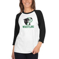 Palmer Wrestling 3/4 sleeve raglan shirt