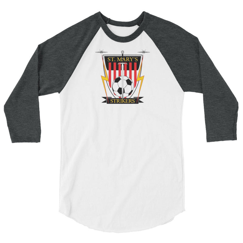 St. Mary's Strikers 3/4 sleeve raglan shirt