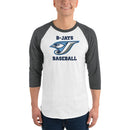 B-Jays Baseball 3/4 sleeve raglan shirt Logo 2