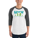 NYX Endurance 3/4 sleeve raglan shirt