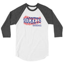 Rockets Baseball 3/4 sleeve raglan shirt